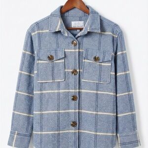 Jason Maxwell Kids Blue Checkered Blazer